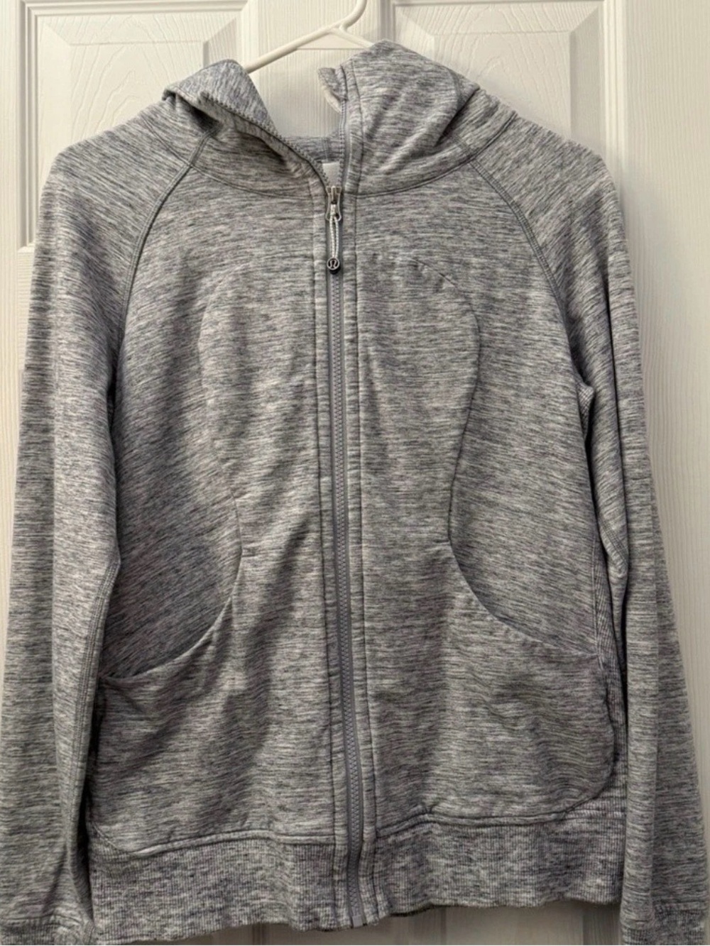 lululemon athletica Blue/Gray Heathered Full-Zip Hoodie